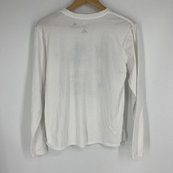 Disney Parks Hanes T Shirt Size Medium Womens White Epcot World Showcase Soccer - Picture 6 of 6